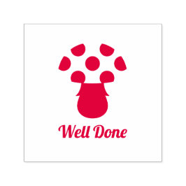 Auto Entintado Cogumelo bonito. Carimbo de professor