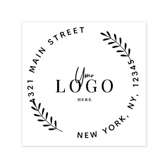 Auto Entintado Crie Seu Próprio Carimbo De Autocoloração Redondo  (Design)