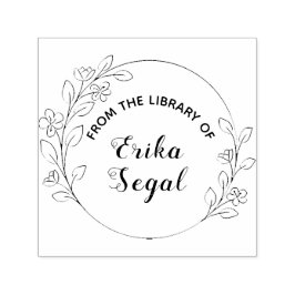 Auto Entintado Da Biblioteca Do Carimbo Personalizado