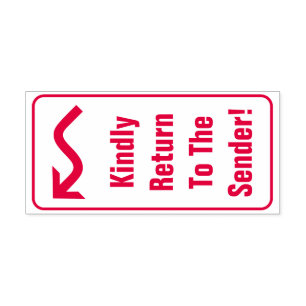 Auto Entintado "Devolva O Remetente!" Carimbo