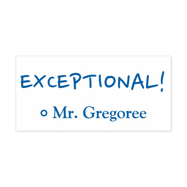 Auto Entintado Diversão "EXCEPCIONAL"! Formando Carimbo de Borrac (Design)