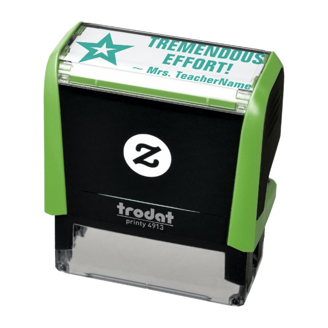 Auto Entintado ESFORÇO TREMENDO! Carimbo de borracha do tutor (Produto)