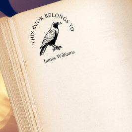 Auto Entintado Este Livro Pertence A Carimbo Personalizado