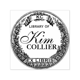 Auto Entintado Ex Libris - Carimbo de Carimbo - Personalizado