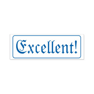 Auto Entintado "Excelente!" Carimbo de borracha de feedback