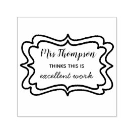 Auto Entintado Excelente Professora de Trabalho | Carimbo de borr