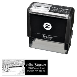 Auto Entintado Maravilha de Inverno com Carimbo de Endereço Autom