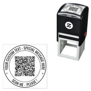 Auto Entintado Modelo de Carimbo Redondo Texto Redondo de Informa