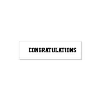 Auto Entintado PARABÉNS - Carimbo de Carimbo de Carimbo Posto