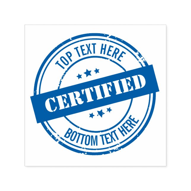 Auto Entintado Personalizar carimbo certificado personalizado (Design)