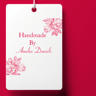 Auto Entintado Rosa de Vintage feito à mão por carimbo de autoimp