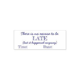 Auto Entintado Sem licença para ser Carimbo Atrasado