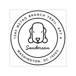 Auto Entintado Tinta Automática do Carimbo de Endereço de Devol