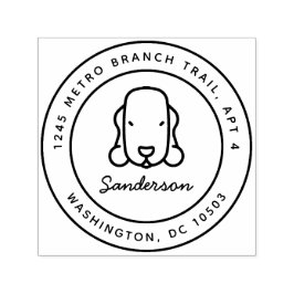 Auto Entintado Tinta Automática do Carimbo de Endereço de Devoluç