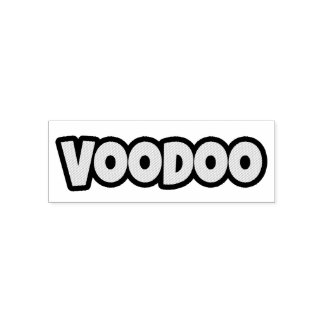 Auto Entintado Token Voodoo Personalizado 2,15" x Carimbo de 0,78