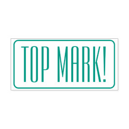 Auto Entintado "TOP MARK!" Carimbo de Borracha de Professores da 
