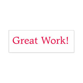 Auto Entintado "Trabalho Excelente!" Carimbo de Autoimpressão