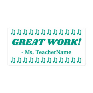 Auto Entintado "TRABALHO EXCELENTE!" Carimbo de Borracha de Marca