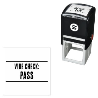 Auto Entintado Verificação do Vibe: Carimbo de Autotinta PASS