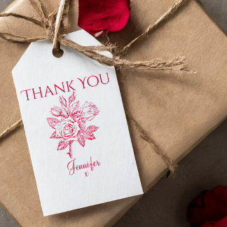 Auto Entintado Vintage Rosa Obrigado Carimbo