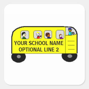 AUTO ESCOLAR - seu produto da escola - etiqueta