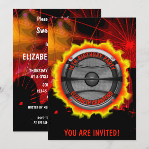 Auto-falante Aniversário Ou Qualquer Convite de f