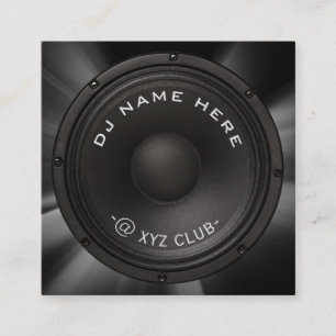 Auto-falante Cartão de visita DJ