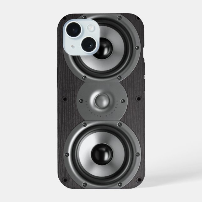 Auto-falante iPhone 15 Case (Verso)