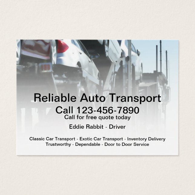 Auto portador de carro do transporte (Frente)