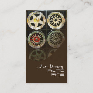 AUTO RIMS, cartões de visitas DE FOTOGRAFIA
