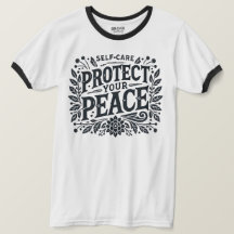 Autoatendimento protege T-Shirt Ringer Men