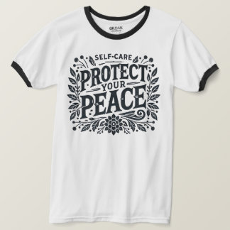 Autoatendimento protege T-Shirt Ringer Men