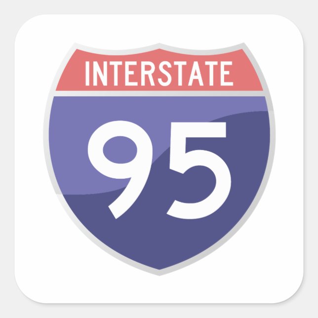 Autocolante 95 (I-95) (Frente)