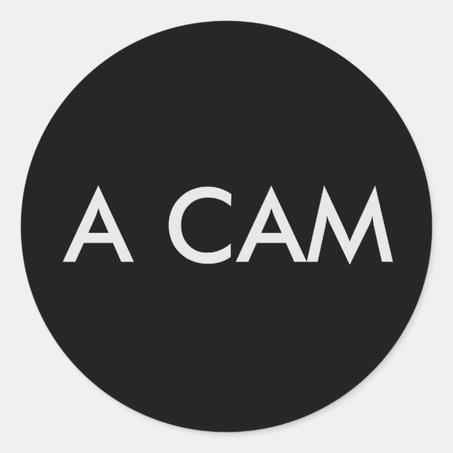 AUTOCOLANTE - a CAM (Frente)