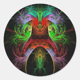 Autocolante Abstrato de arte carnaval