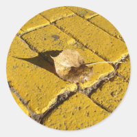 autocolante amarelo