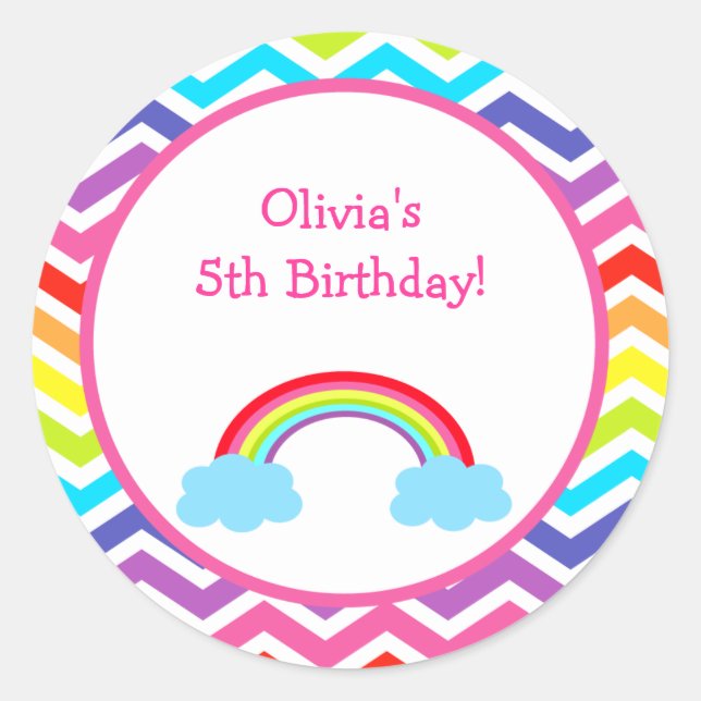 Autocolante arco-íris (Frente)