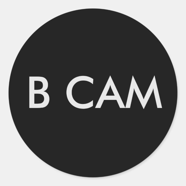 AUTOCOLANTE - b CAM (Frente)
