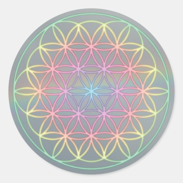 Autocolante bordador HealingEnergy “Flower Of Life (Frente)