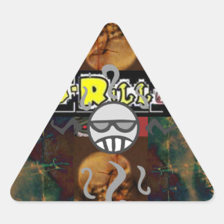 Autocolante Chaotic J-Rilla e Skull Triangle