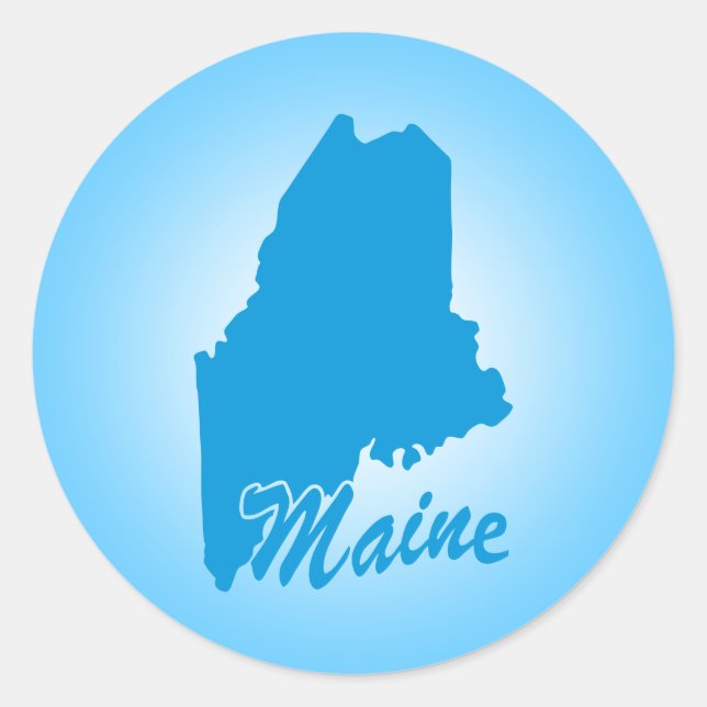 Autocolante clássico com enxerto de Maine (Frente)