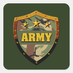 Autocolante Clássico do Exército