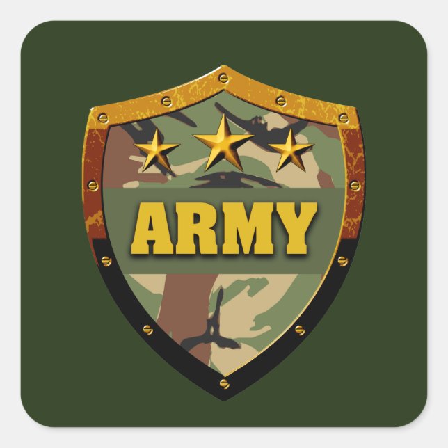 Autocolante Clássico do Exército (Frente)