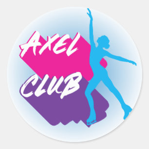 autocolante "clube Axel"