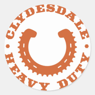 Autocolante Clydesdale MTB "Heavy Duty"