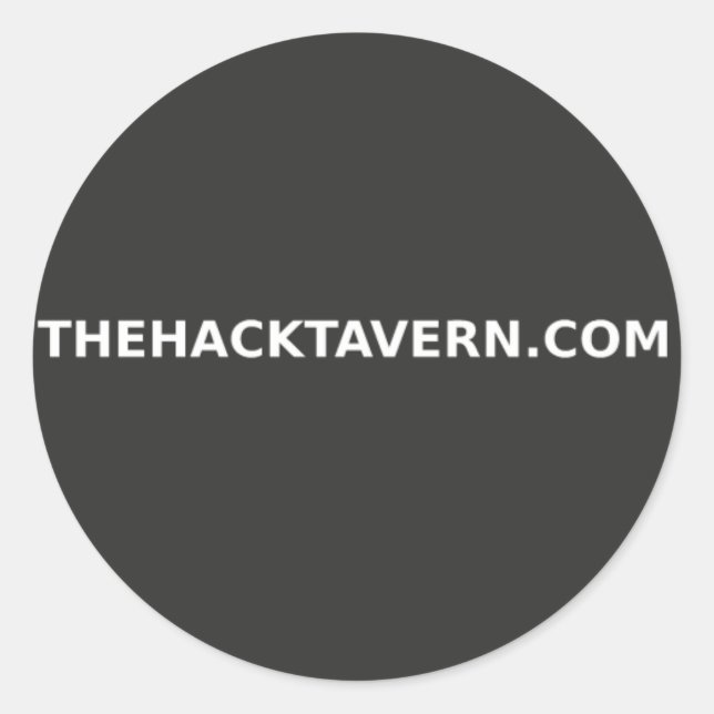 Autocolante Com Dot Do Hack Tavern (Frente)