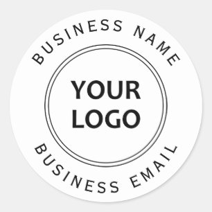 autocolante comercial de nome de logotipo personal
