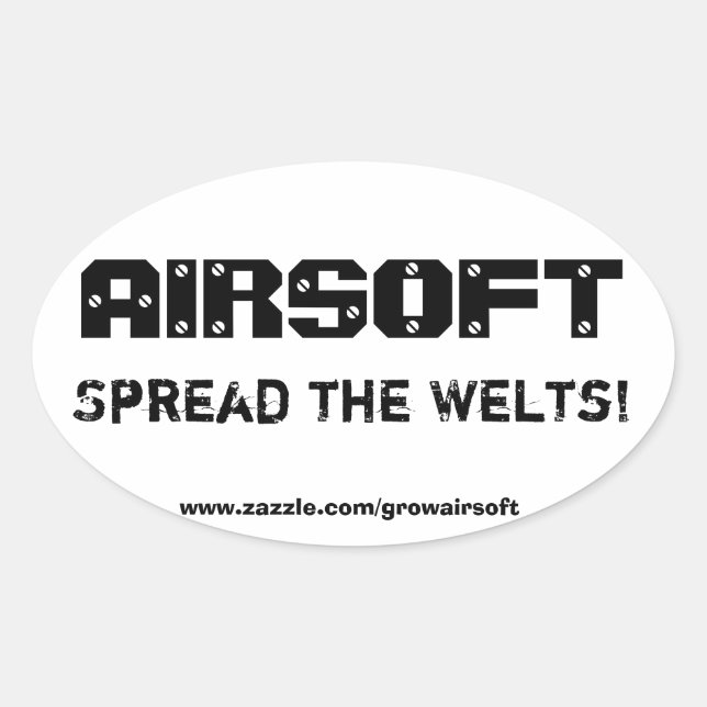 Autocolante da Airsoft "Spread the Welts" (Frente)