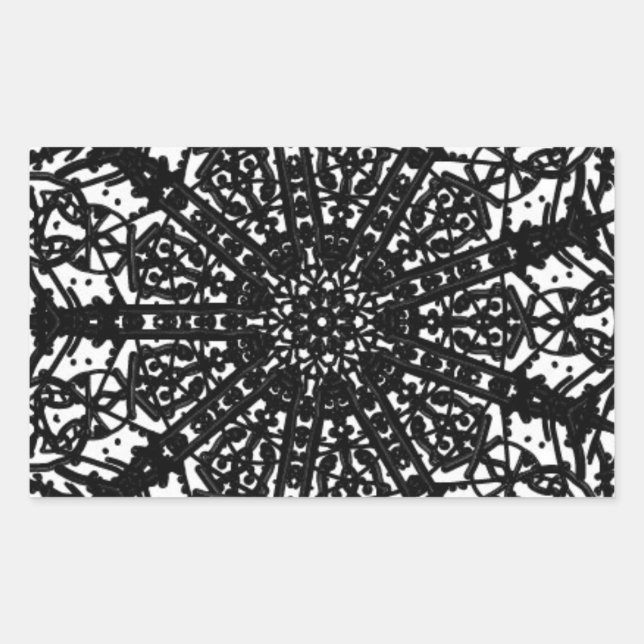 Autocolante de arte monocromática (Frente)