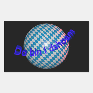 Autocolante de automóvel “Do é j dahoam "